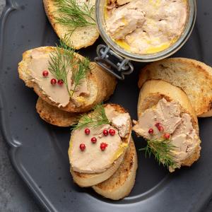 foie gras avec pain