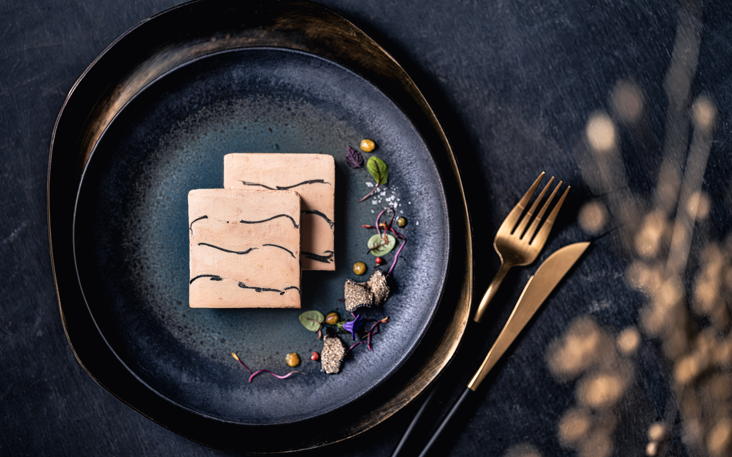 Foie Gras d'Oie frais Millefeuille truffe 3% Foie Gras d'Oie - Edouard ARTZNER