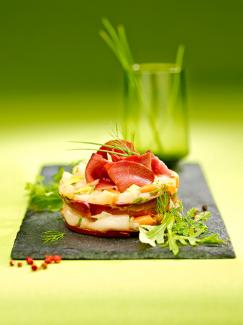 Tartare de Saint Jacques et Magret d'Oie Séché