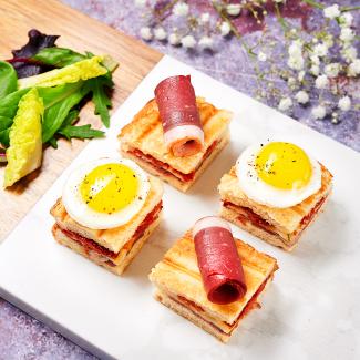 recette croque madame magret canard fumé oeuf