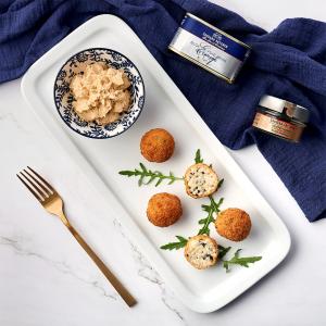 Cromesquis à la Truffe et Chantilly au Foie Gras