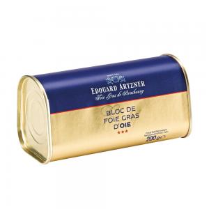 Bloc de foie gras d'oie 200g