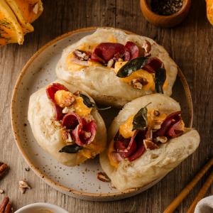 baos au magret de canard fumé