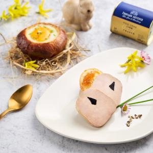 Image recette brioche œuf cocotte et Foie Gras d’Oie truffé