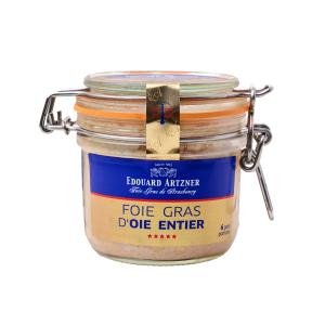 Bocal verre de Foie Gras d'Oie Entier 180g