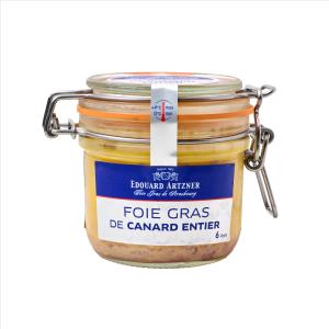Bocal en verre de Foie Gras de Canard Entier 180g Edouard ARTZNER