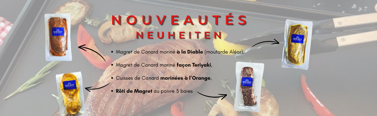 Cuisses, Magrets de Canard - Edouard ARTZNER