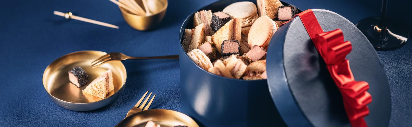 Foie Gras, terrine apéro dans coffret bleu ARTZNER