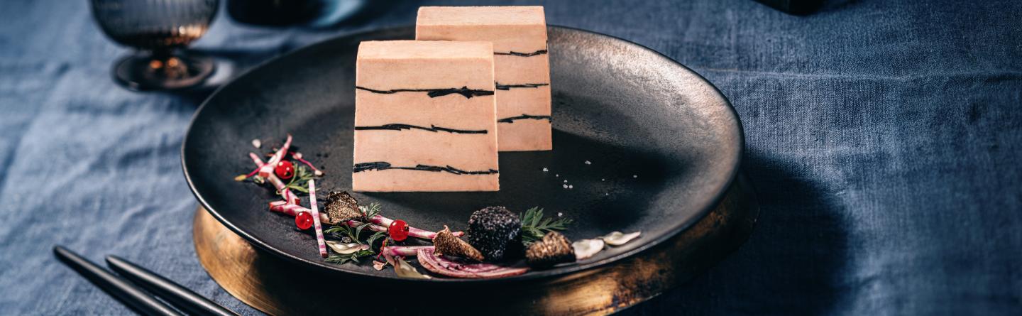 Foie Gras d'Oie frais Millefeuille truffé 3% - Edouard ARTZNER